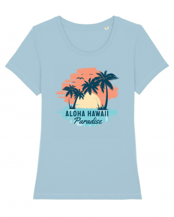 Aloha Hawaii Paradise Sky Blue