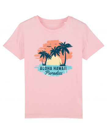 Aloha Hawaii Paradise Cotton Pink