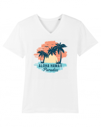 Aloha Hawaii Paradise White