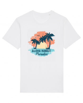 Aloha Hawaii Paradise White