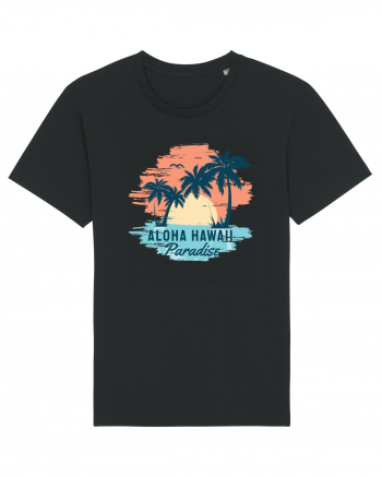 Aloha Hawaii Paradise Black