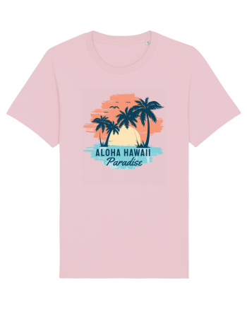 Aloha Hawaii Paradise Cotton Pink