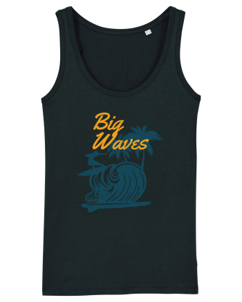 Big Waves Surfing Black