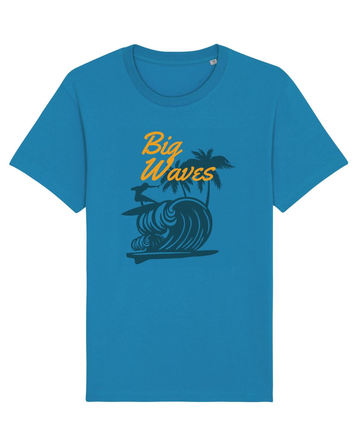 Tricou mânecă scurtă Unisex Rocker Azur