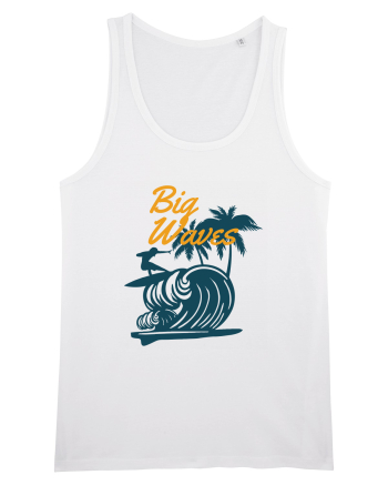 Big Waves Surfing White