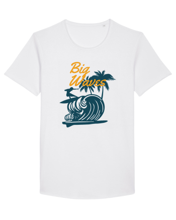 Big Waves Surfing White