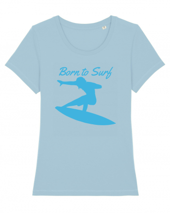 Born To Surf Sky Blue