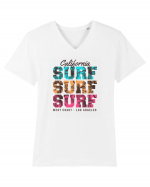 California Surf West Coast Tricou mânecă scurtă guler V Bărbat Presenter