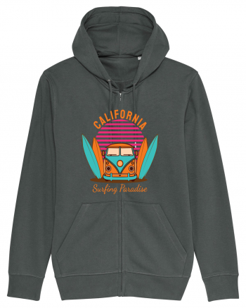 California Surfing Paradise Van Life Anthracite