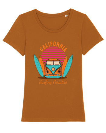 California Surfing Paradise Van Life Roasted Orange