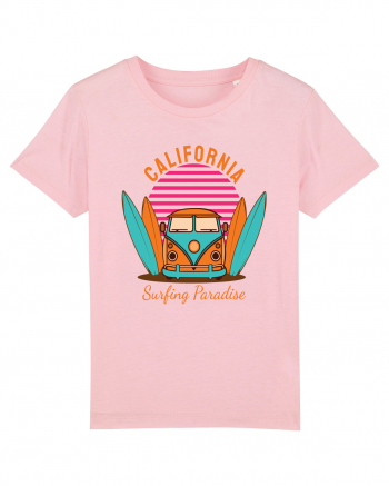 California Surfing Paradise Van Life Cotton Pink