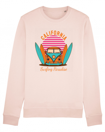 California Surfing Paradise Van Life Candy Pink