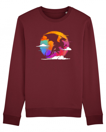 Dragon în văzduh Burgundy
