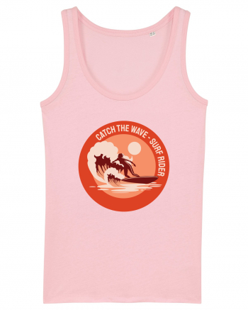 Catch The Wave Surf Rider Cotton Pink