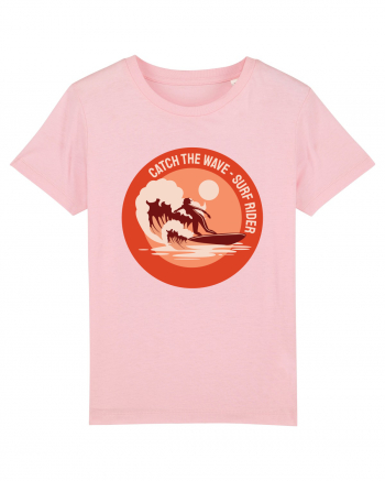 Catch The Wave Surf Rider Cotton Pink