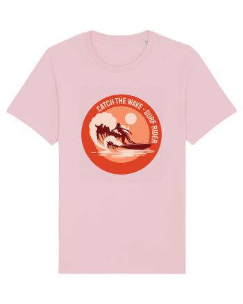 Catch The Wave Surf Rider Cotton Pink