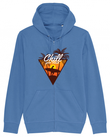 Chill Your Mind Surfer Beach Bright Blue