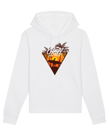 Chill Your Mind Surfer Beach White
