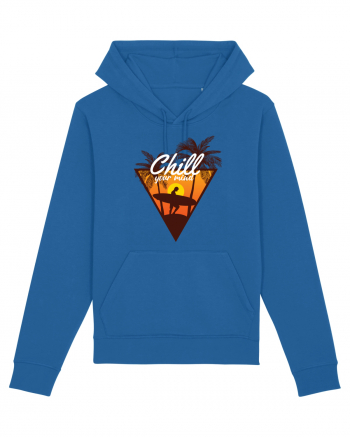 Chill Your Mind Surfer Beach Royal Blue