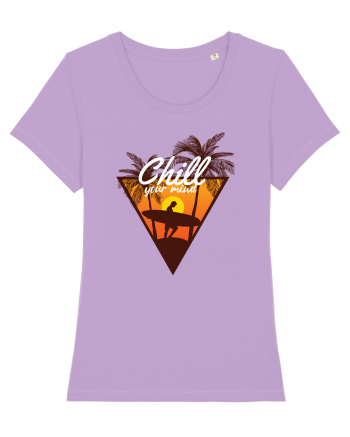Chill Your Mind Surfer Beach Lavender Dawn