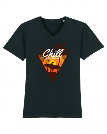 Chill Your Mind Surfer Beach Black