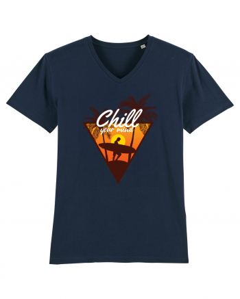 Chill Your Mind Surfer Beach French Navy
