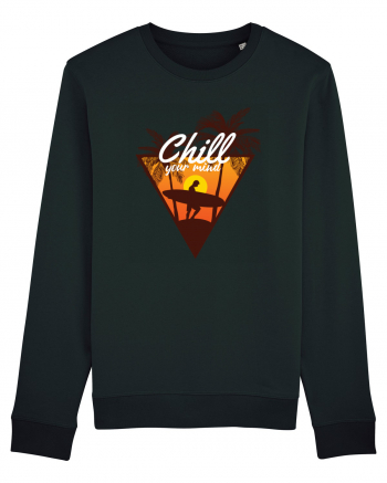 Chill Your Mind Surfer Beach Black