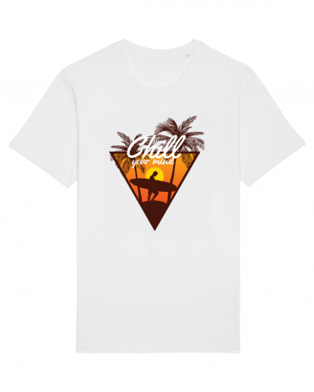 Chill Your Mind Surfer Beach White