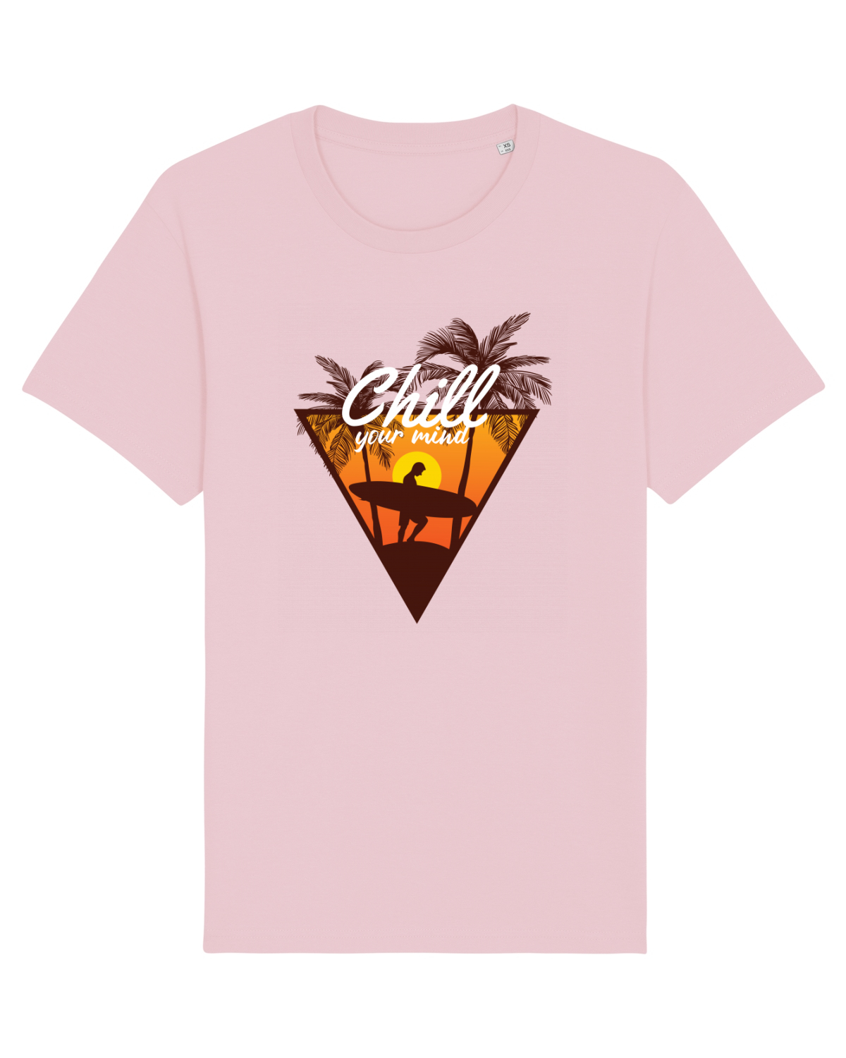 Tricou mânecă scurtă Unisex Rocker Cotton Pink