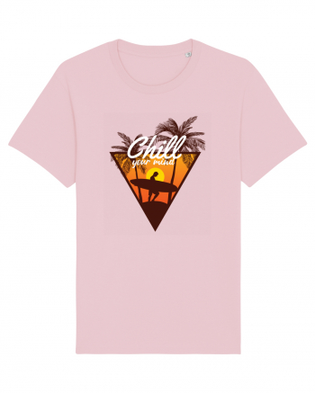 Chill Your Mind Surfer Beach Cotton Pink