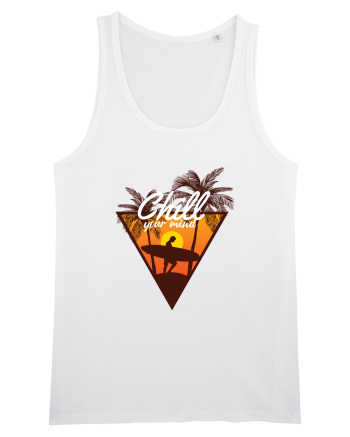 Chill Your Mind Surfer Beach White