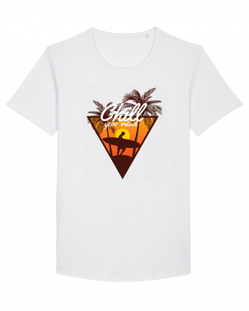 Chill Your Mind Surfer Beach White