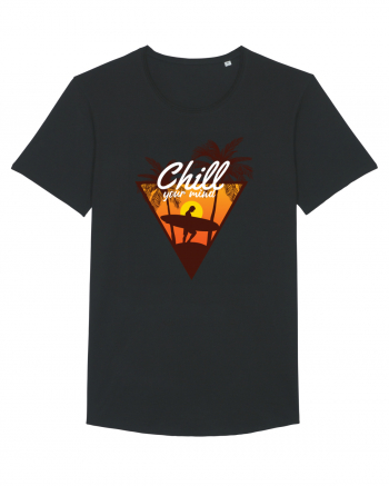 Chill Your Mind Surfer Beach Black