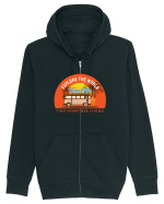 Explore The World Van Life Hanorac cu fermoar Unisex Connector