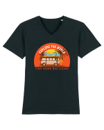 Explore The World Van Life Tricou mânecă scurtă guler V Bărbat Presenter