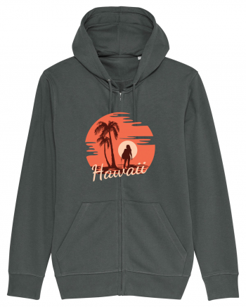 Hawaii Amazing Sunset Girl Anthracite