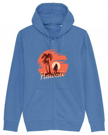 Hawaii Amazing Sunset Girl Bright Blue