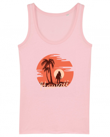 Hawaii Amazing Sunset Girl Cotton Pink