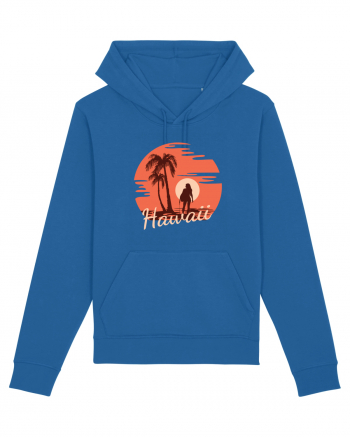 Hawaii Amazing Sunset Girl Royal Blue