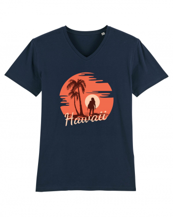 Hawaii Amazing Sunset Girl French Navy