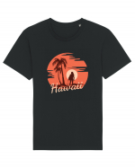 Hawaii Amazing Sunset Girl Tricou mânecă scurtă Unisex Rocker