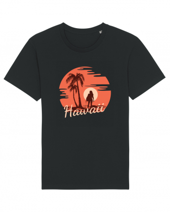 Hawaii Amazing Sunset Girl Black