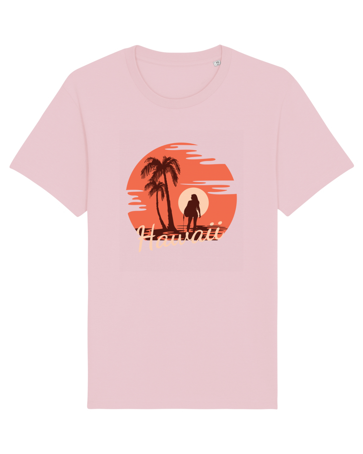 Tricou mânecă scurtă Unisex Rocker Cotton Pink