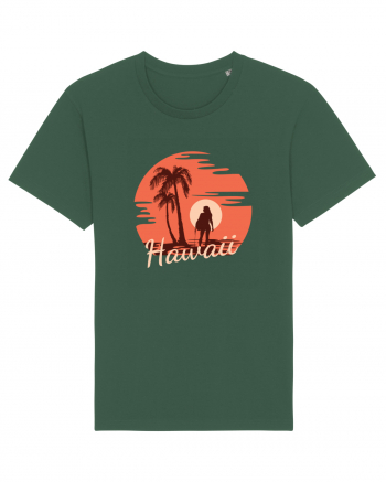 Hawaii Amazing Sunset Girl Bottle Green