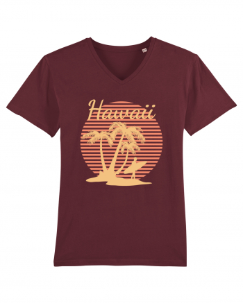 Hawaii Surf Paradise Burgundy