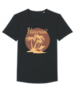 Hawaii Surf Paradise Tricou mânecă scurtă guler larg Bărbat Skater