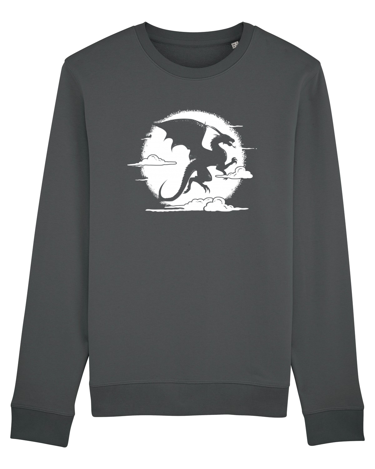 Bluză mânecă lungă Unisex Rise Anthracite