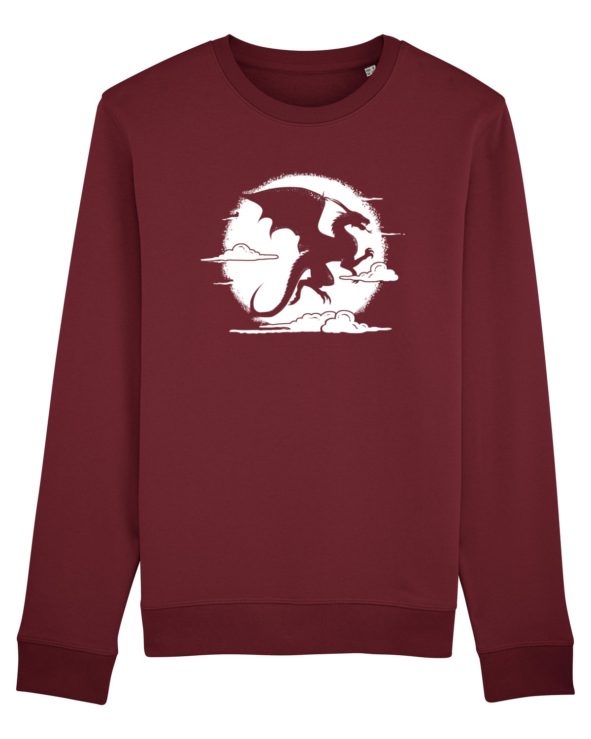 Bluză mânecă lungă Unisex Rise Burgundy