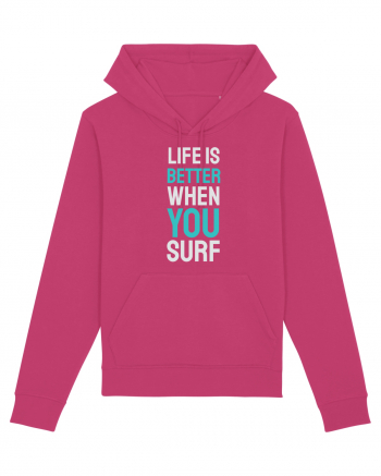 Life Is Better When You Surf Raspberry