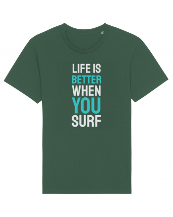 Life Is Better When You Surf Bottle Green